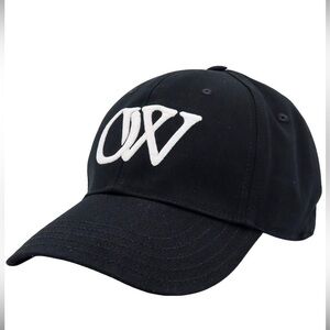 Off white OW drill baseball cap embroidered logo size medium brand new